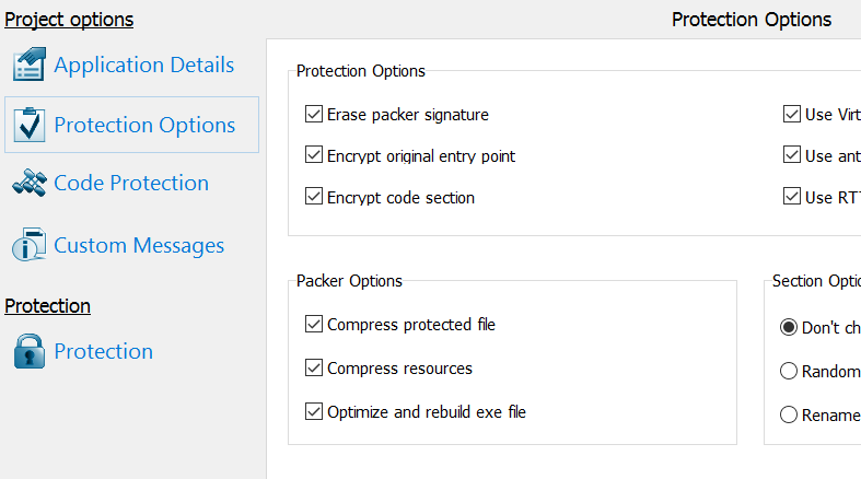 DotFix NiceProtect compressing file