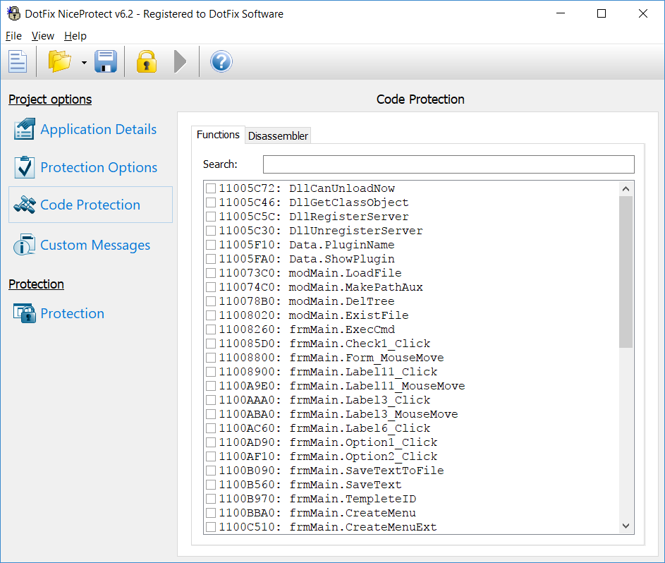 DotFix NiceProtect protects Visual Basic 6.0 compiled code via MAP file