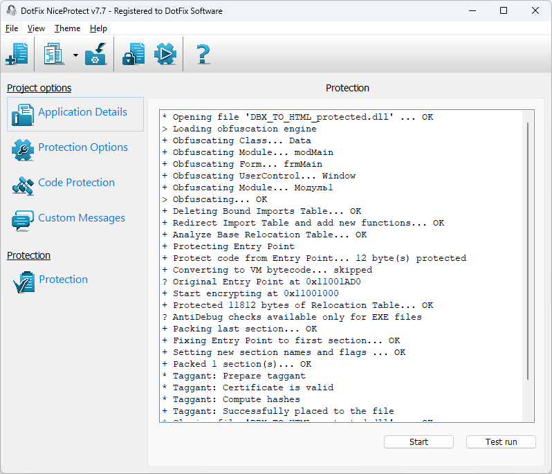 DotFix NiceProtect Visual Basic 6.0 Obfucation